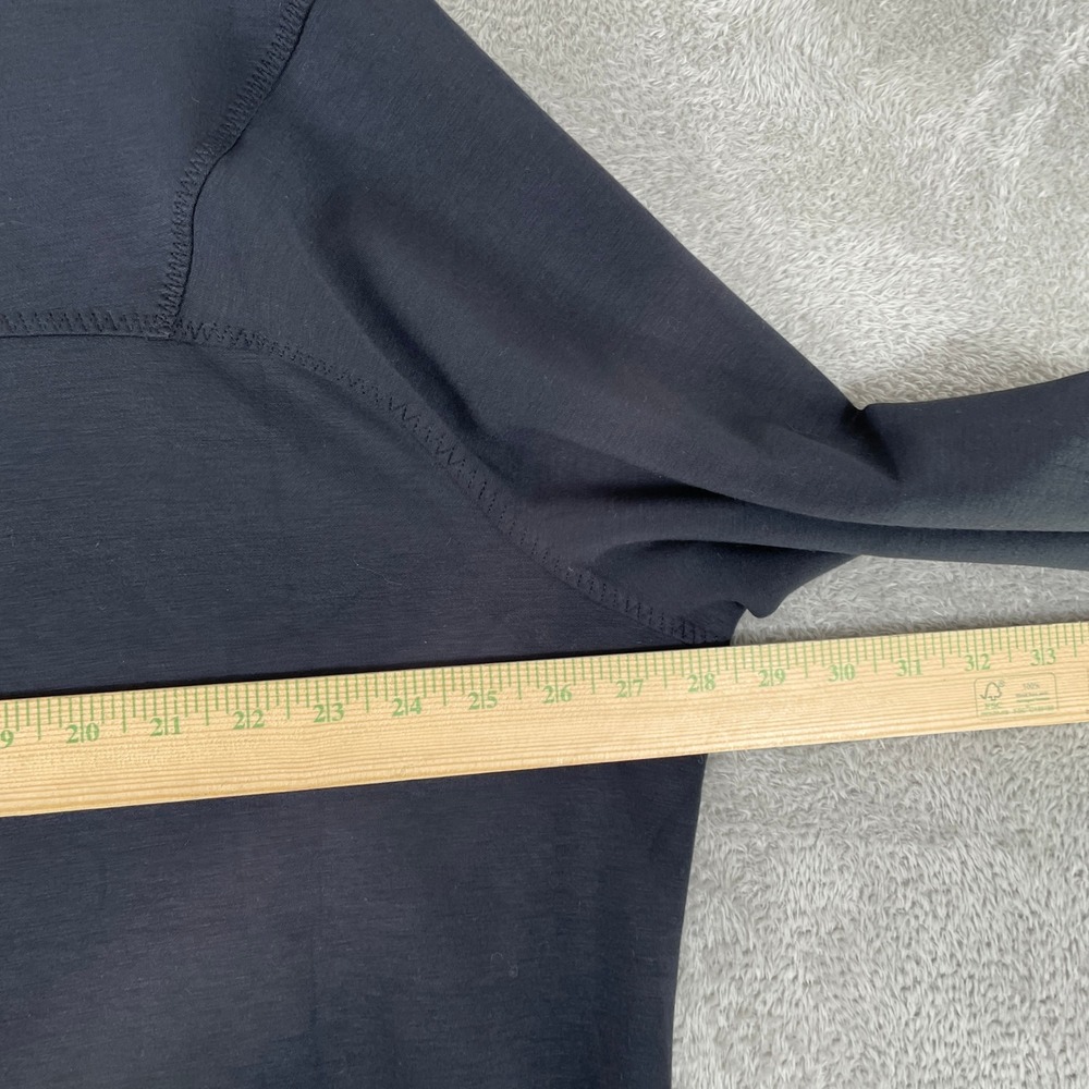 Spanx AirEssentials Pullover Womens 3XL Black Mock Neck Pleated Athleisure Top - Picture 10 of 11